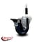 Service Caster 3.5'' Solid Poly Swivel 7/8'' Expanding Stem Caster with Brake SCC-EX20S3514-SPUS-PLB-78 - alternate 2
